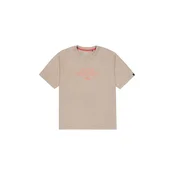ALPHA INDUSTRIES Majica pesek / svetlo rdeča