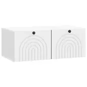 TV ormar za zid Bijela 78,5 x 41 x 30 cm Konstruirano drvo