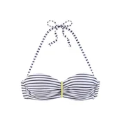 VENICE BEACH Bikini zgornji del temno rumena/črna/bela