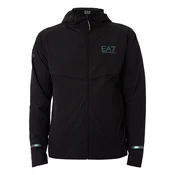 EA7 Emporio Armani Jakna za trening dimno-siva/črna