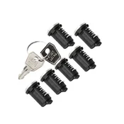 Set ključavnic Atera Strada/Genio 6 identical locks + 2 keys
