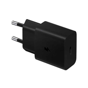 Samsung - Stenski polnilec (EP-T1510NBEGEU) - Hitro polnjenje Type-C 15W - Črn