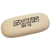 Gumica sintetička OV12 oval Factis bijela-KOMAD
