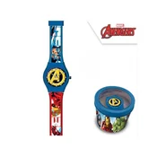 KIDS LICENSING Deška ura v pločevinasti škatlici AVENGERS, MV15782