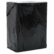 vidaXL raztegljiva folija 2 kosa črna 17 µm 50 cm x 150 m
