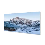 tulup.si Stenska plošča za kuhinjo Mountain pozimi jezero 125x50 cm