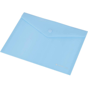 PANTA PLAST mapa A4 z gumbom FOCUS, modra