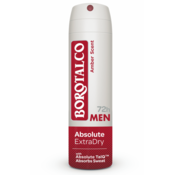 BOROTALCO dezodorans u spreju Men Absolute Extra Dry Amber, 150ml