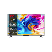TCL 43C643 Smart QLED TV, 108 cm, 4K, Google TV