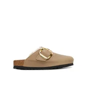 Birkenstock Natikači Boston Big Buckle Shearling 1030444 Rjava