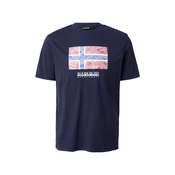 NAPAPIJRI Majica S-DRAPEAU modra/rdeča/črna/bela