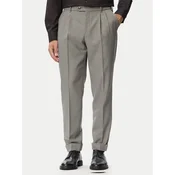 BOSS Hlače na rob H-Perin-263 50567532 Siva Tapered Fit