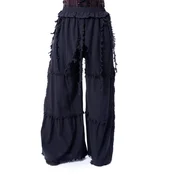 Ženske baggy hlače INNOCENT - RAINWOVEN - črne - P-RNWVN-B