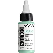 Golden Artist Colors High Flow Akrilna barva Light Phthalo Green 30 ml 1 kos