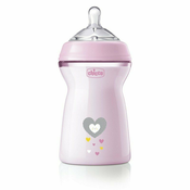 Chicco Natural Feeling Girl bočica za bebe 6m+ 330 ml