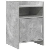 vidaXL Posteljne mize Betonsko siva 40 x 36 x 60 cm Inženirski les