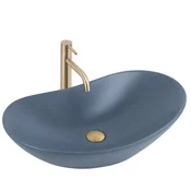 REA-U6373 - Pultni umivalnik ROYAL 35,5x61,5 cm keramika/modra