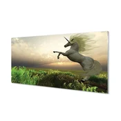 tulup.si Slika na akrilnem steklu Unicorn golf 140x70 cm 4 obešalnika