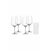 Komplet kozarcev za koktajl s slamicami Nachtmann Coctail Spritz 4-pack