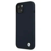 BMW Silicone Signature ovitek za iPhone 13 mini, temno moder