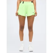 ASICS Sportske hlace svijetlozelena / bijela