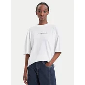 HUGO Majica 50574524 Bela Relaxed Fit