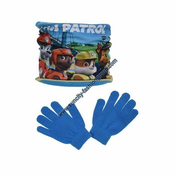 Paw Patrol šal+rokavice-Modra
