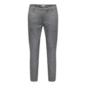 Only & Sons Chino hlače Thor  kamen / temno siva