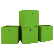 MID.YOU Set zložljivih zabojev Boxas, zelena, 4 kos
