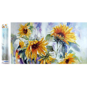 Norimpex - Puzzle Diamantna slika: Sončnica 80x40cm - 1 - 39 kosov