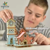 Carolijashop 3d drvena slagalica - Recna vila ( 380)