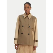 Weekend Max Mara Trenčkot Biglia 2615021051 Zelena Relaxed Fit
