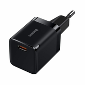 BASEUS GaN3 punjac USB-C 1C 30W, crno