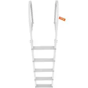 VEVOR Priključna lestev 5 stopenj 40x412x1935 cm aluminij