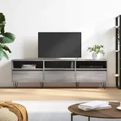 Vidaxl vidaXL TV omarica, siva, hrast sonoma, 150x30x44,5 cm