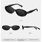 Loho Unisex naocare za sunce, Crne