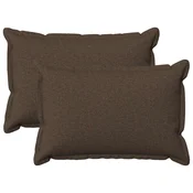 vidaXL Prevleka za blazino 2 pcs HOUTEN Taupe 30 x 50 cm Lažni lanu