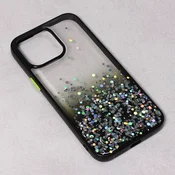 Torbica Frame Glitter za iPhone 14 Pro Max 6.7 crna