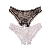 PETITE FLEUR GOLD Ouvert  črna / bela