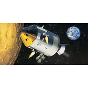 SET Vesoljsko plovilo Apollo 11 s polno notranjostjo