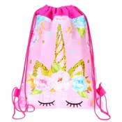 Šolska torba za čevlje Gimnastika Samorog Rože Roza 35x27cm