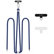 Trak TECH-PROTECT C7S ROPE CROSSBODY STRAP NAVY BLUE/SILVER (5906302371969)