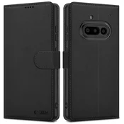 Ovitek TECH-PROTECT denarnica ovitek Nothing Phone 3A mat črna (5906302363209)