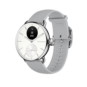 Withings ScanWatch 2 38mm weiß/srebrna Hybrid Smartwatch mit EKG in Oximeter
