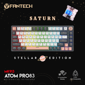 Tastatura Mehanicka Gaming Fantech MK913 RGB Atom PRO83 Wireless Saturn (blue switch)
