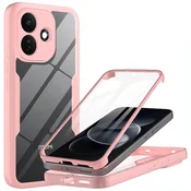 Hibridni Full body ovitek Techsuit ColorVerse 360 za Xiaomi Redmi Note 17 Pro 5G - pink