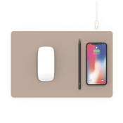 POUT Mouse pad with high-speed wireless charging HANDS 3 PRO latte Bež