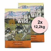 TASTE OF THE WILD High Prairie Puppy 2x12,2 kg