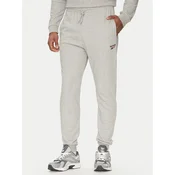 Reebok Spodnji del trenirke 100221804 Siva Regular Fit
