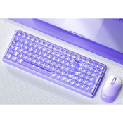 AULA Tastatura i miš AC210 Purple combo, 2.4G